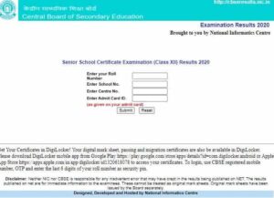 CBSE Board 12th Result